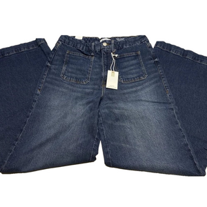 Good American Indigo Wide Leg Jeans